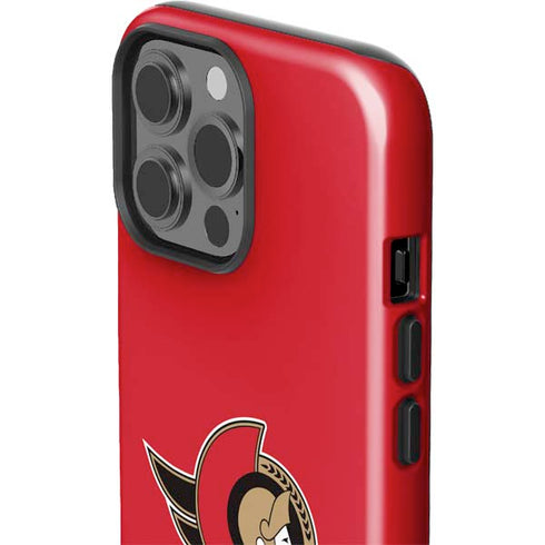 NHL Ottawa Senators Solid Background iPhone 15 Pro Max Impact Case